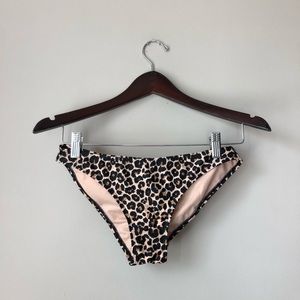 Cheetah scrunch back bikini bottom